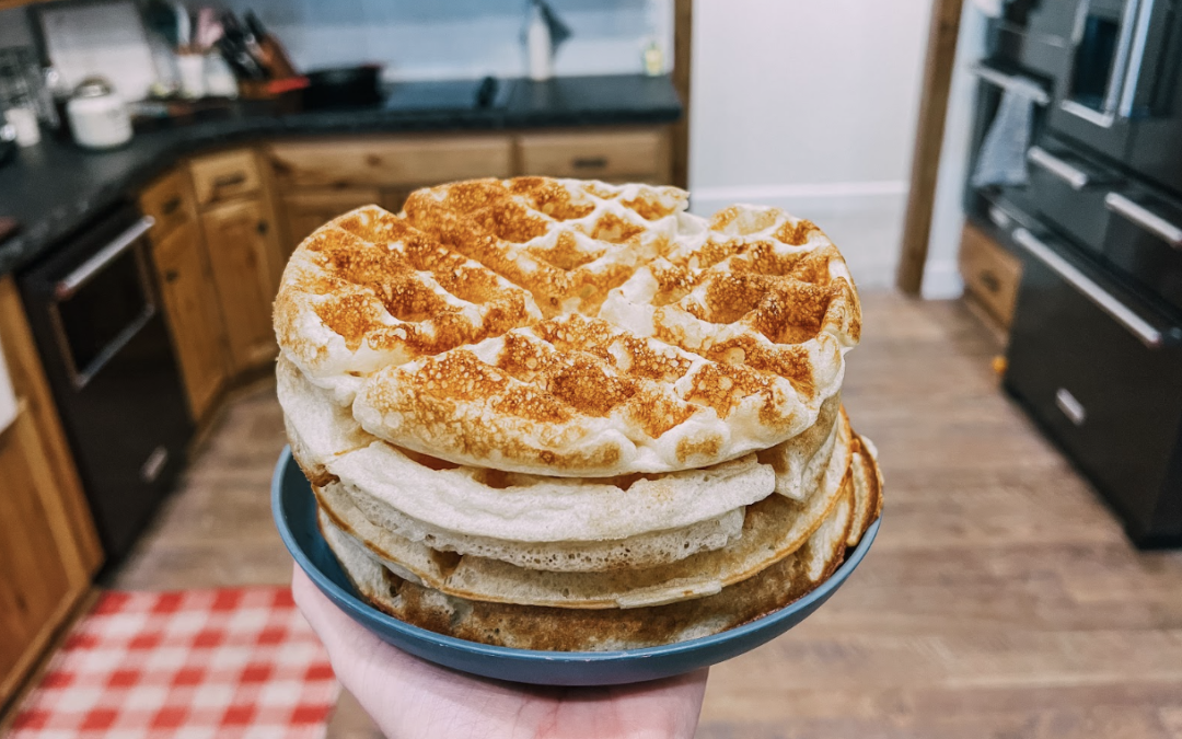 Our FAVORITE Sourdough Waffles + New Homeschool Rhythm